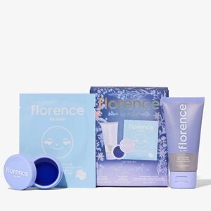 Florence by Mills Kit Lip Mask, Face Peel & Under Eye Gel Pads